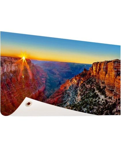 FotoCadeau.nl - Grand Canyon National Park zonsondergang Tuinposter 200x100 cm - Foto op Tuinposter (tuin decoratie)