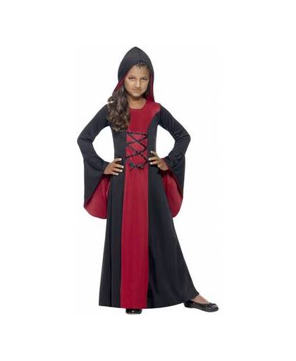 Vampier mantel voor meiden 130-143 (7-9 jaar)