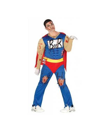 Halloween kostuum superheld beer - maat / confectie: medium-large / 48-52