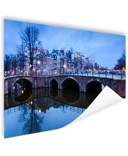 FotoCadeau.nl - Keizersgracht Amsterdam Poster 90x60 cm - Foto print op Poster (wanddecoratie)