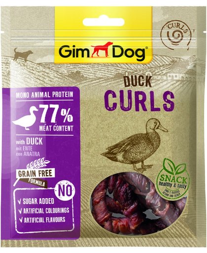 Gimdog Duck Curls - Eend - Hondensnack - 55 gr