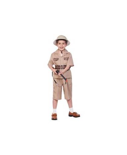 Voordelig safari kostuum voor kinderen 130-140 (10-12 jaar)
