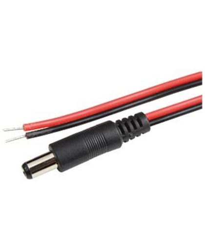 BKL Kabel met rechte DC (m) connector - 5,5mm x 2,5mm - 2 meter