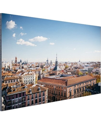 FotoCadeau.nl - Het centrum van Madrid Aluminium 120x80 cm - Foto print op Aluminium (metaal wanddecoratie)