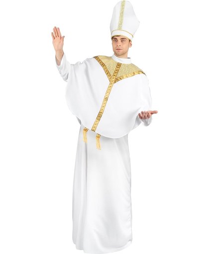 Wit bisschop kostuum voor heren - Verkleedkleding