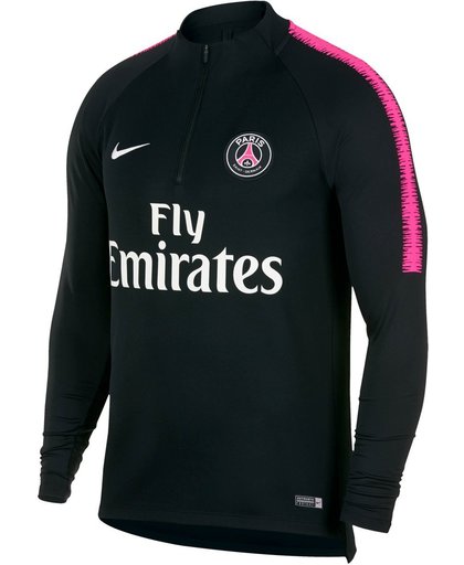 Nike Paris Saint-Germain Dry Squad Drill Sportshirt performance - Maat L  - Mannen - zwart/roze/wit