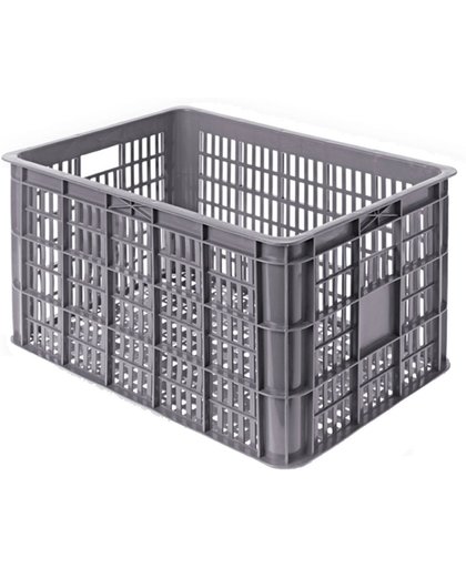 Basil Crate Large Fietskrat - 50 Liter - Grijs