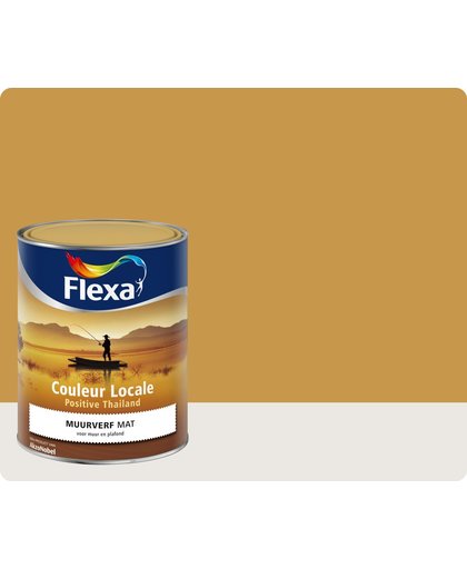 Flexa Couleur Locale - Muurverf Mat - Positive Thailand Gold  - 7575 - 1 liter