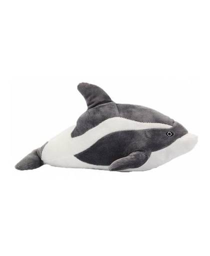 Pluche dolfijn grijs 35 cm