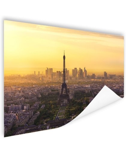 FotoCadeau.nl - De Eiffeltoren als middelpunt Poster 90x60 cm - Foto print op Poster (wanddecoratie)