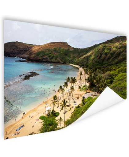 FotoCadeau.nl - Hanauma Bay op Hawaii Oceanie Poster 150x75 cm - Foto print op Poster (wanddecoratie)