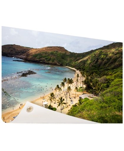 FotoCadeau.nl - Hanauma Bay op Hawaii Oceanie Tuinposter 120x80 cm - Foto op Tuinposter (tuin decoratie)