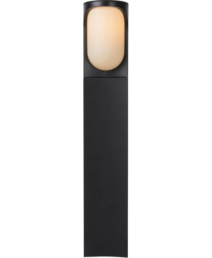 Lucide LUGO - Sokkellamp Buiten - Ø 12,5 cm - LED - 1x8W 3000K - IP44 - Zwart