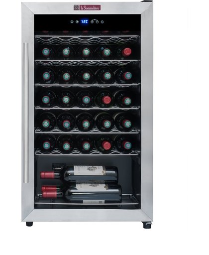 La Sommelière LS34A - Wijnklimaatkast - Monotemperatuur, 34 flessen, 7 legplanken, Energieklasse A