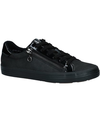 s. Oliver - 5/23615/21 - Sneaker laag gekleed - Dames - Maat 37 - Zwart;Zwarte - 002 -Black Antic