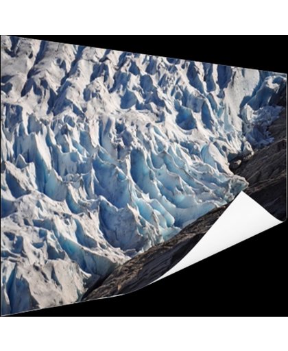FotoCadeau.nl - Gletsjer detailfoto Poster 60x40 cm - Foto print op Poster (wanddecoratie)