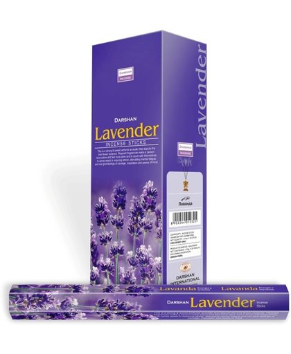 Darshan Wierook Lavender (6 pakjes)