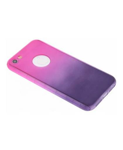 Roze / paars tweekleurig 360º protect case voor de iphone 5 / 5s / se