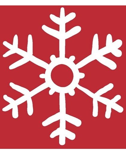 Duni Servetten Red Snowflakes 24cm