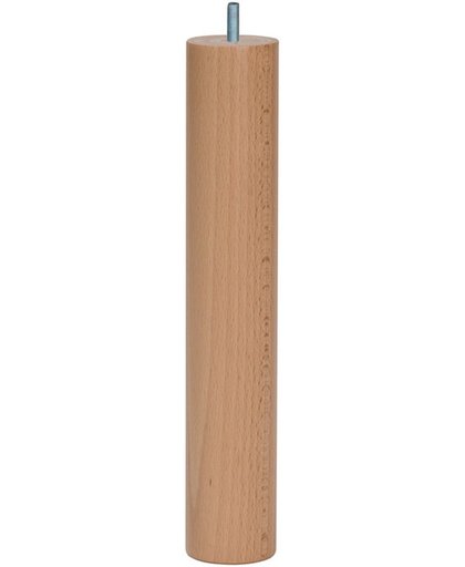 Ronde houten meubelpoot hoogte 28 cm