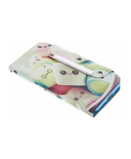 Marshmallow design tpu wallet case voor de iphone 8 / 7