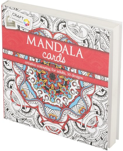Craft Kleurboek Sensations Mandala Cards Rood
