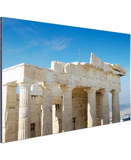 Akropolis Athene Aluminium 180x120 cm - Foto print op Aluminium (metaal wanddecoratie)