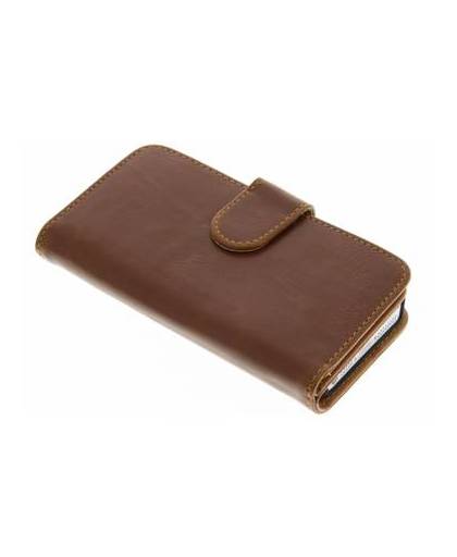 Lichtbruine 11-vaks wallet case voor de iphone 5 / 5s / se