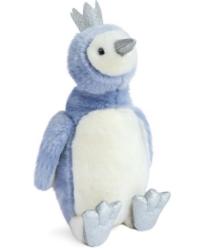 Pinguïn knuffel met glitters, pigloo,pinguïn, pinguin knuffel- blauw 30 cm, , Dou Dou et Compagnie