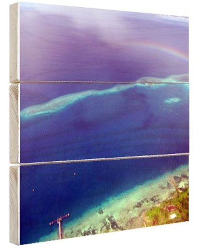 FotoCadeau.nl - Rainbow Reef Oceanie Hout 120x80 cm - Foto print op Hout (Wanddecoratie)