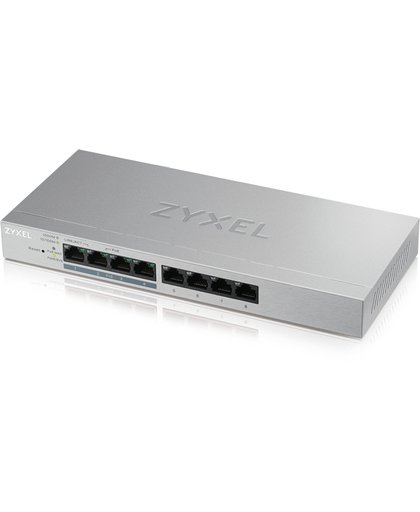 ZyXEL GS1200-8HP v2 Managed Gigabit Ethernet (10/100/1000) Grijs Power over Ethernet (PoE)