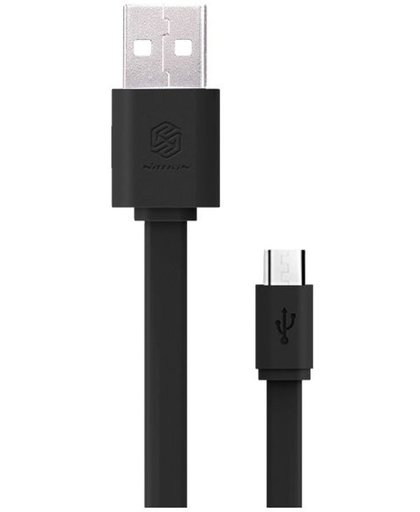Nillkin Micro-USB 1.2 Meter Platte Kabel Zwart
