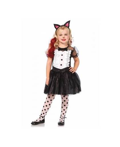 Leg avenue tuxedo kitty meisjes kostuum - maat xs (3 tot 4 jaar)
