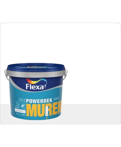 Flexa Powerdek Muurverf - Muren & Plafonds - Wit - 2,5 liter