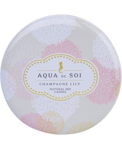Aqua de Soi - Geurkaars - 500gr - Soja Wax - Champagne Lily