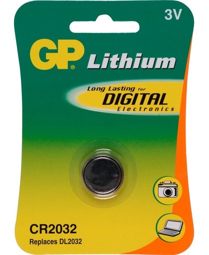 GP Batteries Lithium Cell CR2032 Lithium 3V niet-oplaadbare batterij