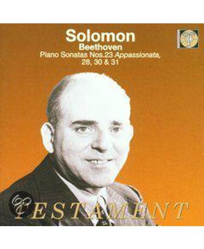 Solomon - Beethoven: Piano Sonatas nos 23,28,30 & 31