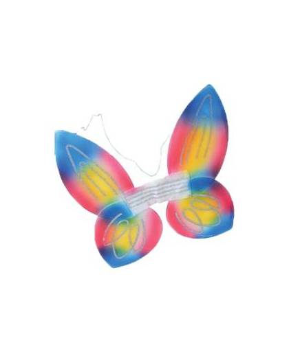 Regenboog vlinder vleugels voor kids