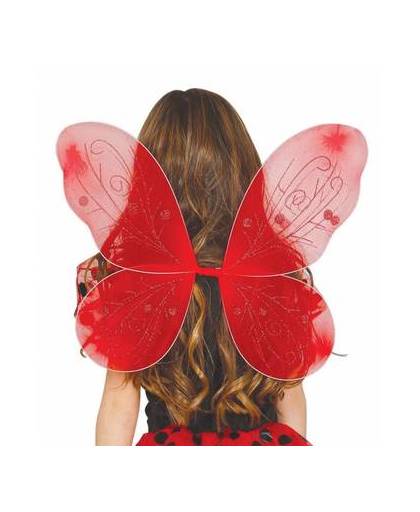 Rode vlinder vleugels voor kinderen