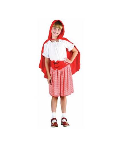 Roodkapje outfit voor meisjes 116 - 4-6 jr
