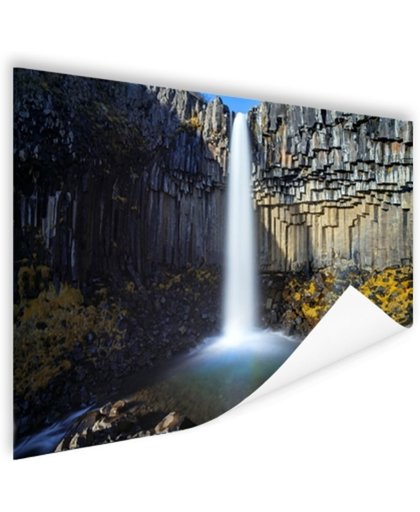 FotoCadeau.nl - Svartifoss waterval in IJsland Poster 150x75 cm - Foto print op Poster (wanddecoratie)