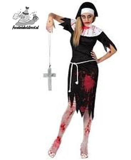 "Gelovige zombie kostuum voor dames Halloween artikel - Verkleedkleding - Medium"