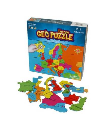 Geopuzzle europa - 58 stukjes (fr)
