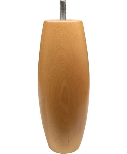 Ronde houten meubelpoot 23 cm (M10)