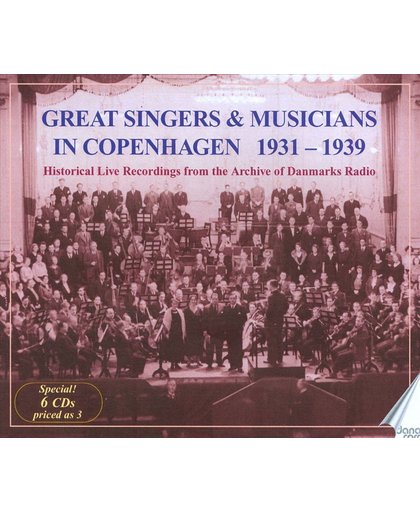 Great Singers &  Musicians Copenhagen 1931