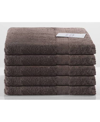 Nightlife Fresh Sneldrogende handdoeken 5-pak 70x140cm - Katoen - Bruin