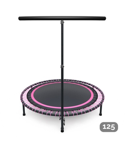 Fitness trampoline roze