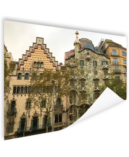FotoCadeau.nl - Architectuur van Gaudi Poster 120x80 cm - Foto print op Poster (wanddecoratie)