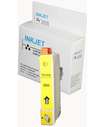 Toners-kopen.nl Epson C13TO4444010 TO444 geel Verpakking : wit Label  alternatief - compatible inkt cartridge voor Epson T0444 geel wit Label