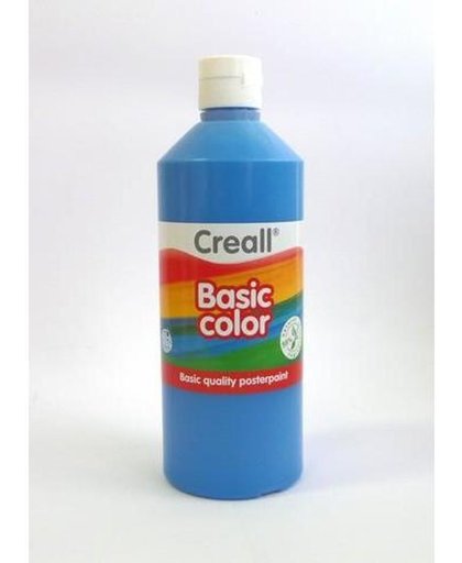 Creall Basic Color plakkaatverf - primair blauw 500 Milliliter
